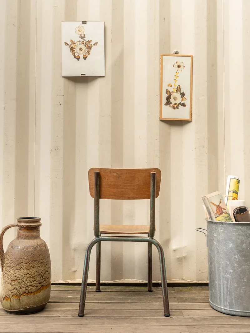 Ernestine, la chaise pour enfant en bois et métal N°1327