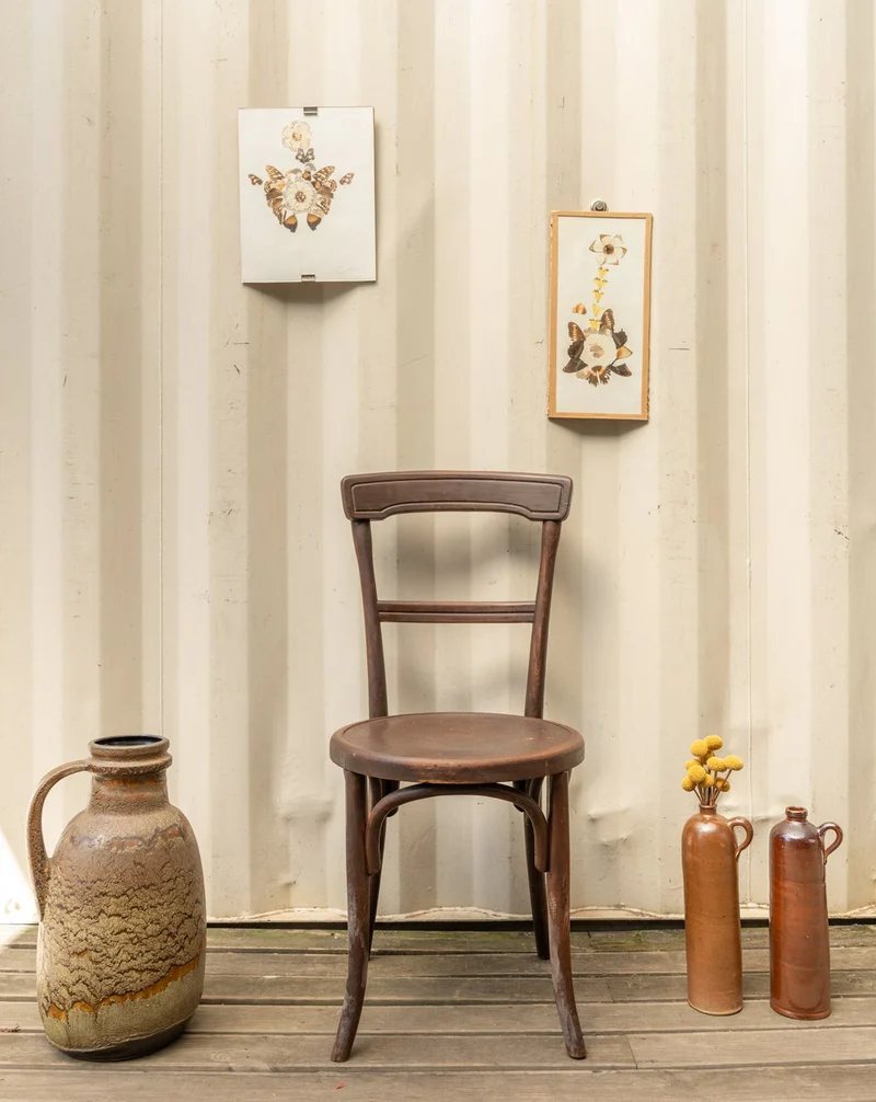 Claude, la chaise de bistro en bois N°1522