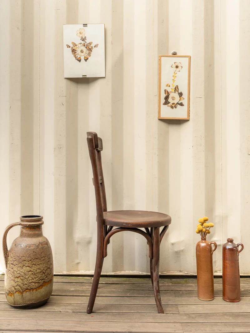 Claude, la chaise de bistro en bois N°1522