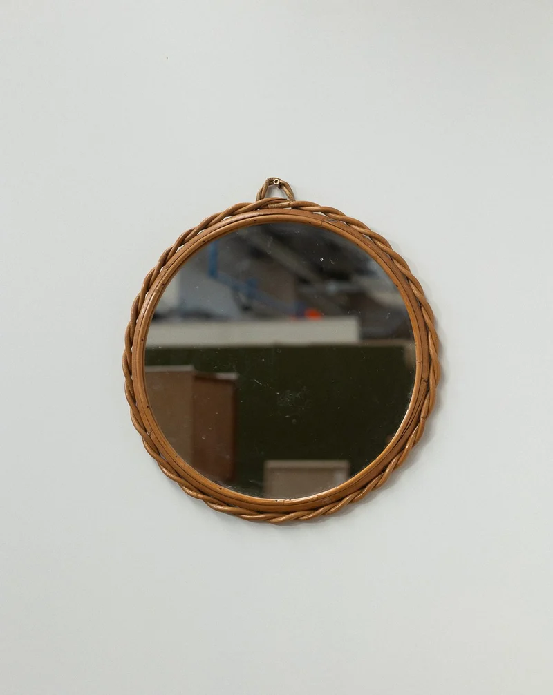 Georges, le miroir en osier N°1402