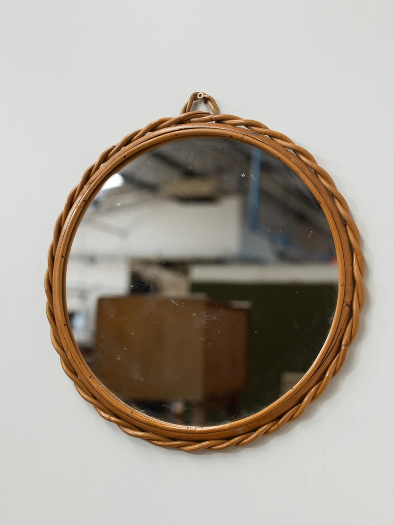 Georges, le miroir en osier N°1402