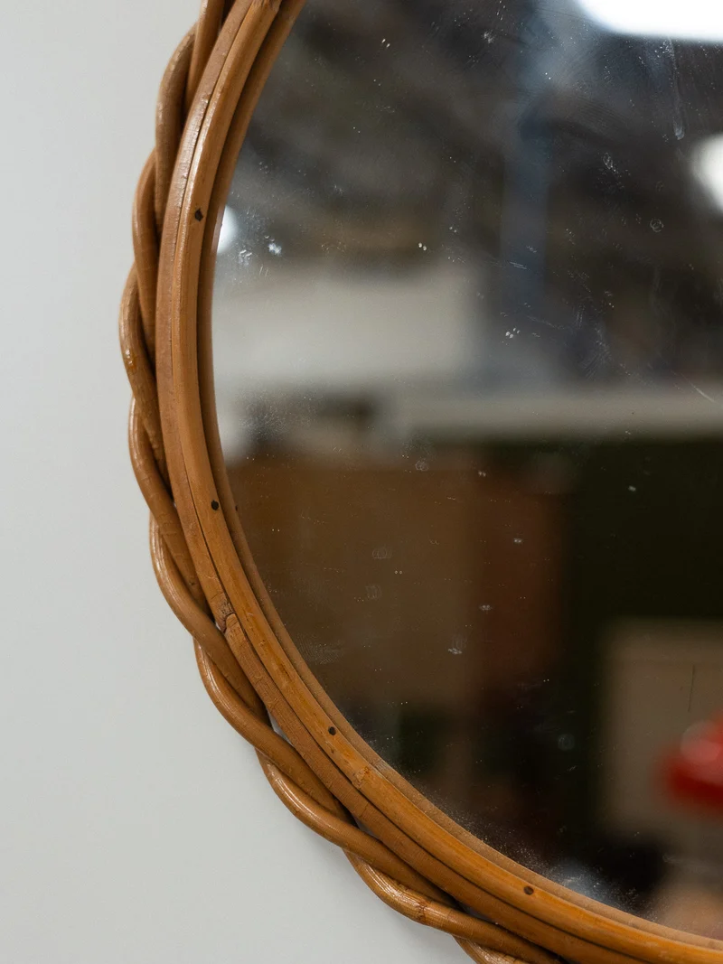 Georges, le miroir en osier N°1402