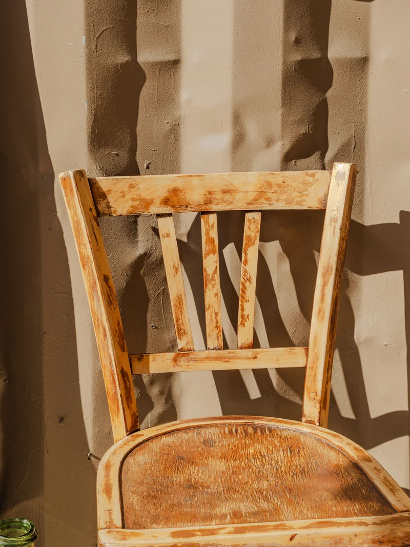 Claude, la paire de chaises en bois N°1488