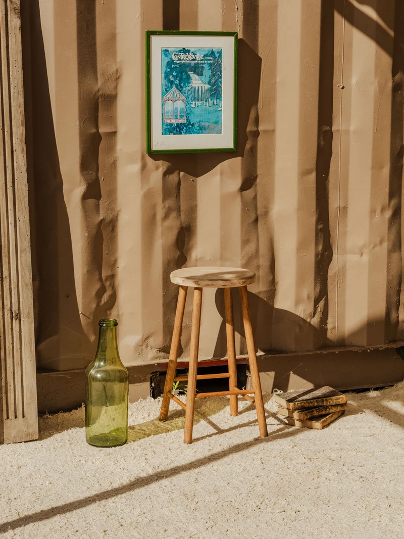 Regis, le tabouret en bois N°1490