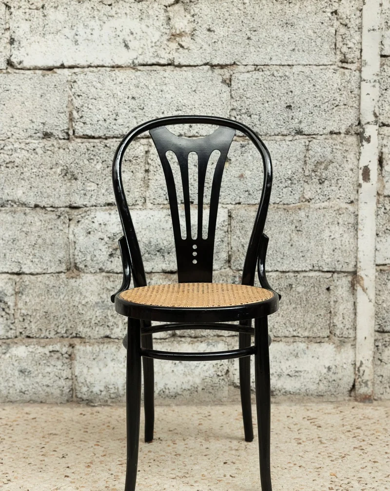 Alma, la jolie chaise bois et cannage N°1820