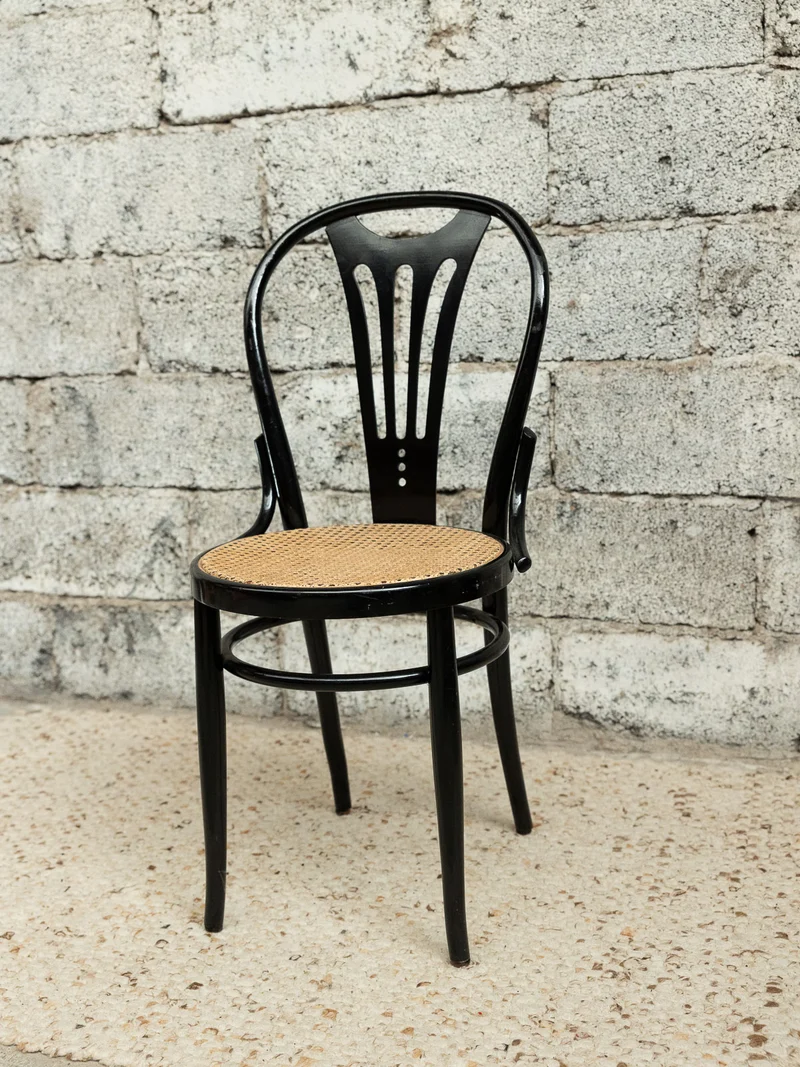 Alma, la jolie chaise bois et cannage N°1820