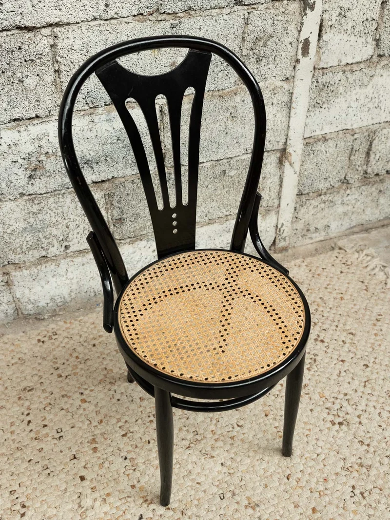 Alma, la jolie chaise bois et cannage N°1820