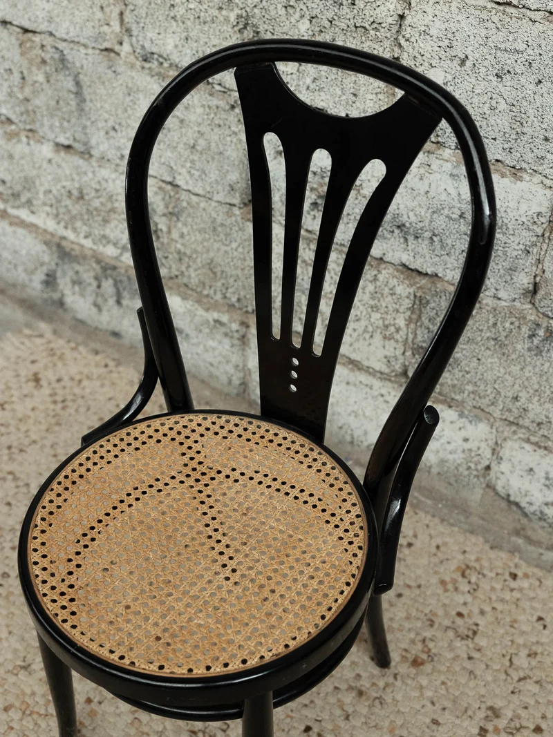 Alma, la jolie chaise bois et cannage N°1820