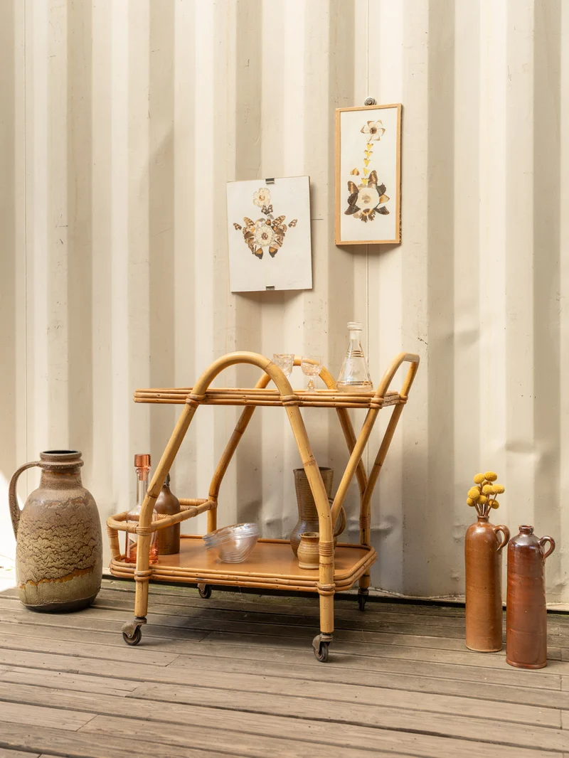 Henriette, la desserte en bambou N°209