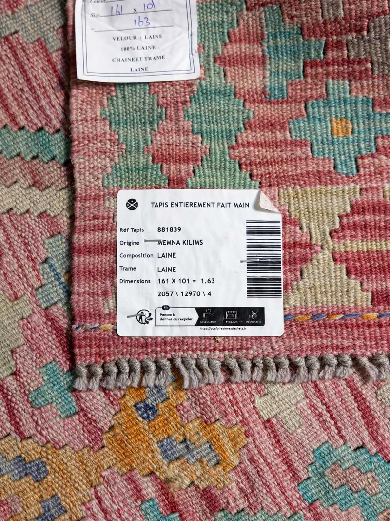 Eddy, le tapis kilim N°370