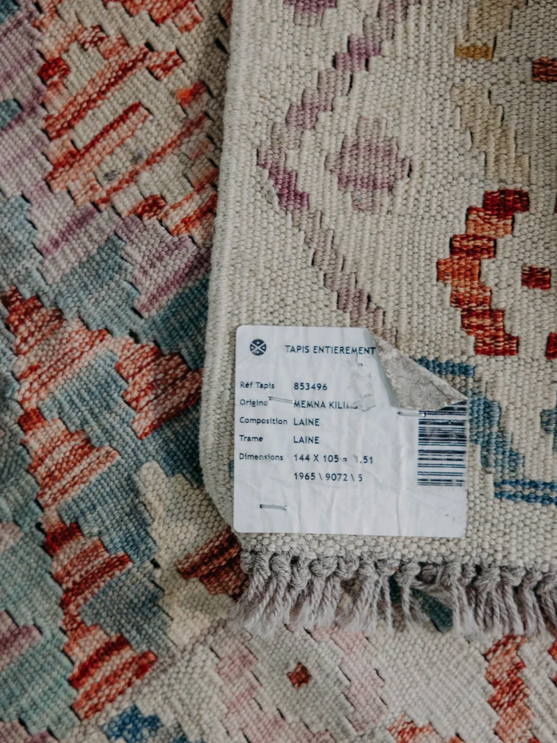 Eddy, le tapis kilim N°362