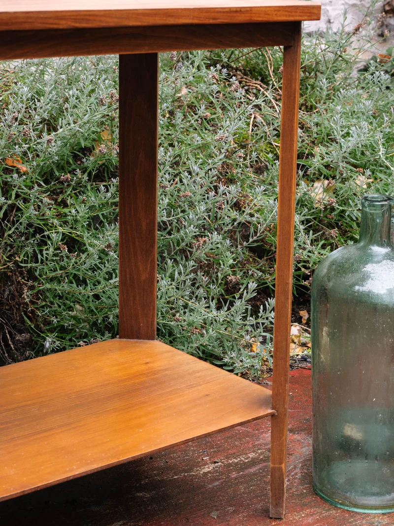 Francine, la table d'appoint style Art Déco en bois N°1488