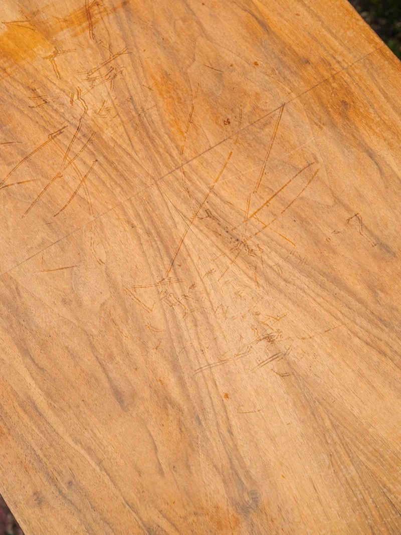 Francine, la table d'appoint style Art Déco en bois N°1488