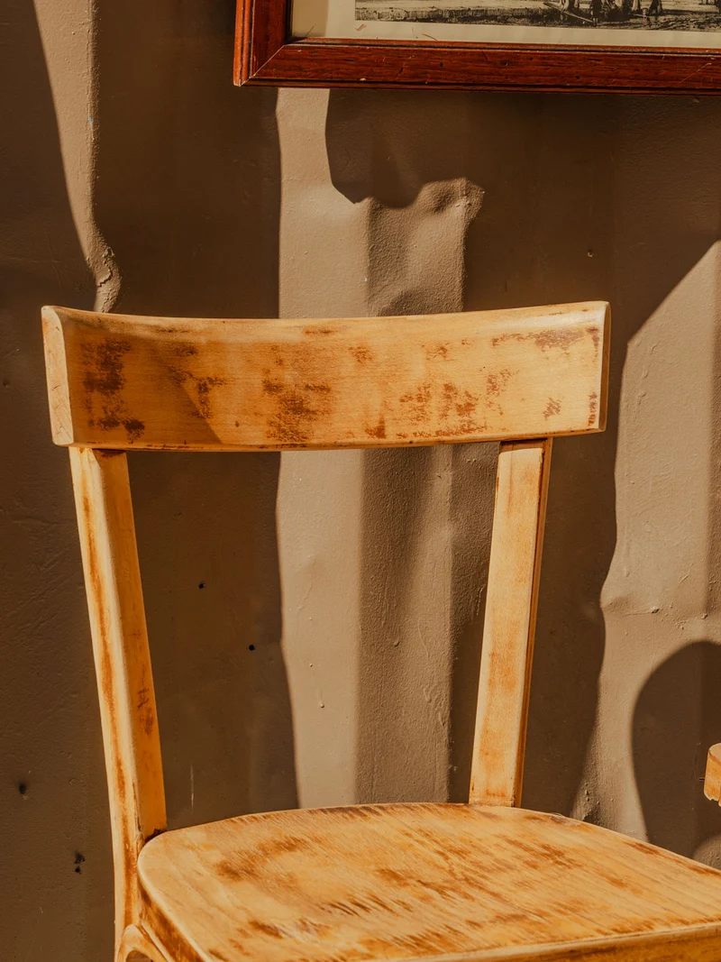 Claude, la paire de chaises en bois N°1492