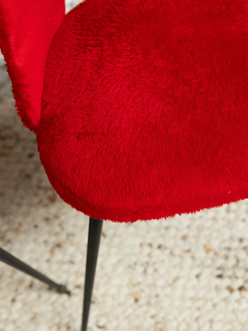 Alma, la paire de chaises rouge flamboyante N°1821