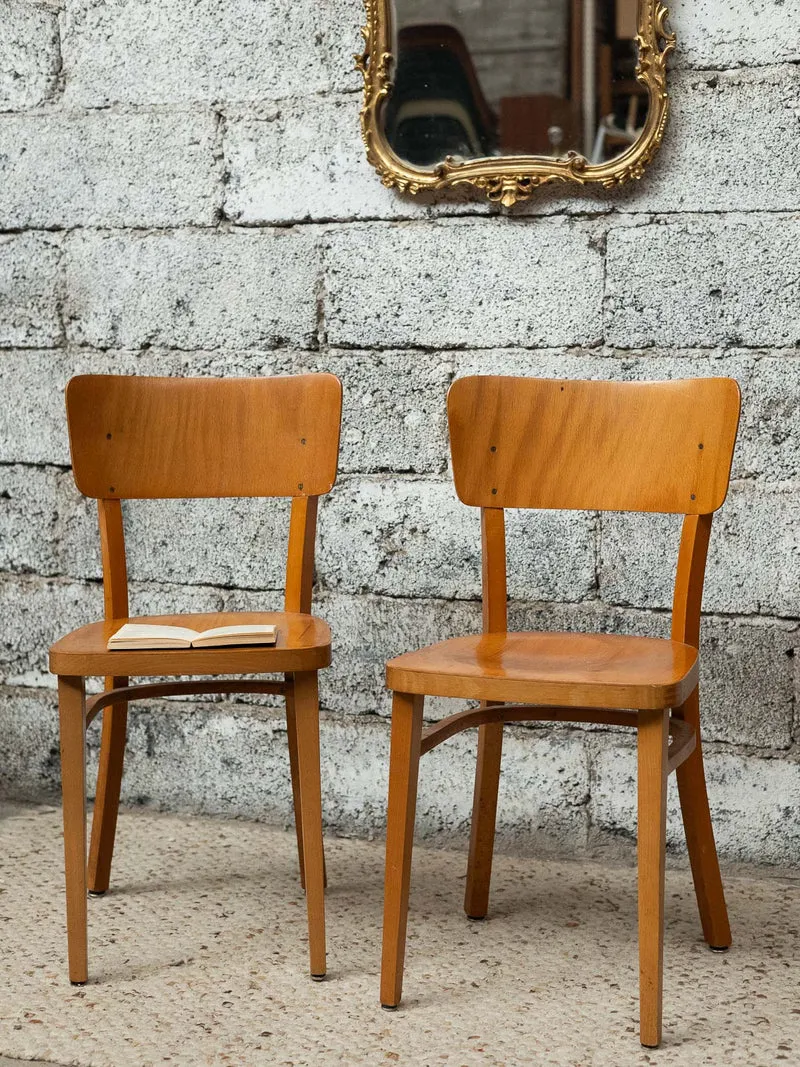 Alma, la paire de chaises esprit Thonet N°1827