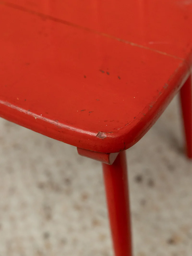 Ernestine, la chaise pour enfant rouge N°1322