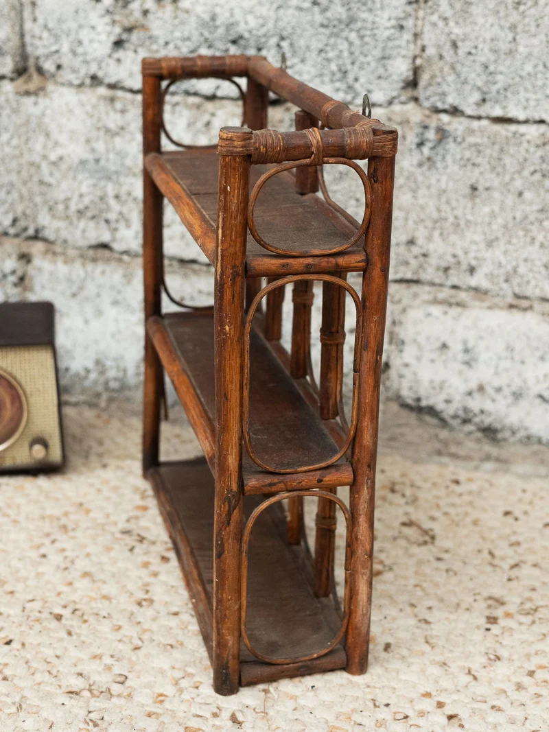 Gaëlle, l'étagère en rotin N°1486