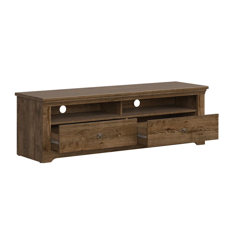 Meuble TV 2 tiroirs 153 cm Noé Bois