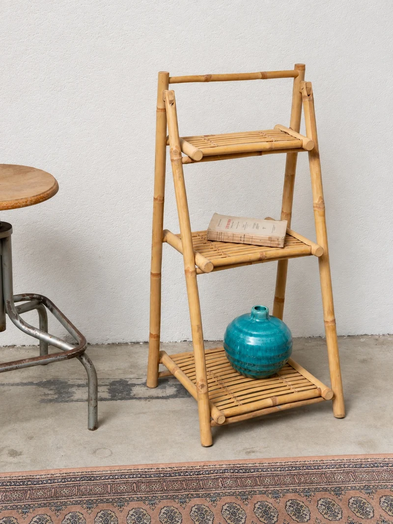 Gaëlle, l'étagère en bambou pliable à trois niveaux N°1496