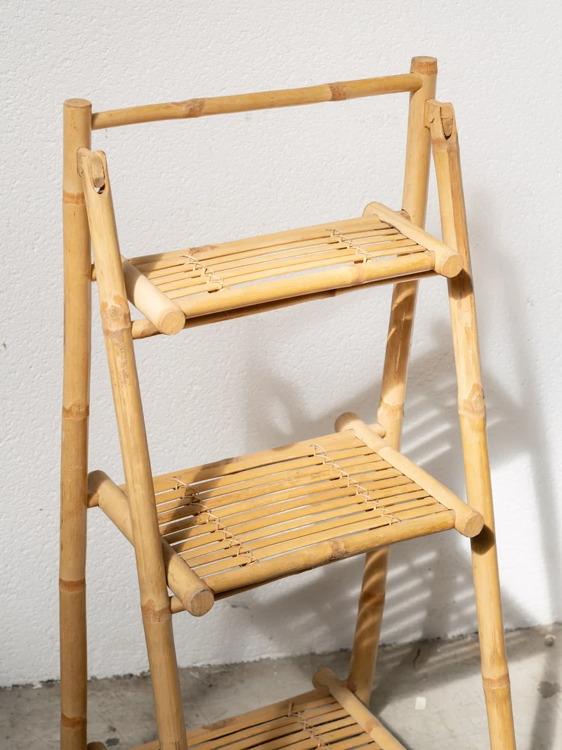 Gaëlle, l'étagère en bambou pliable à trois niveaux N°1496