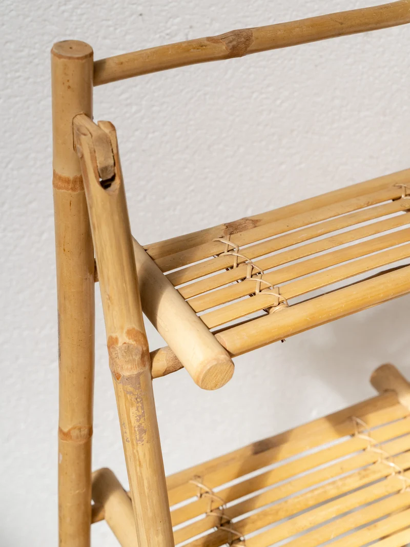 Gaëlle, l'étagère en bambou pliable à trois niveaux N°1496