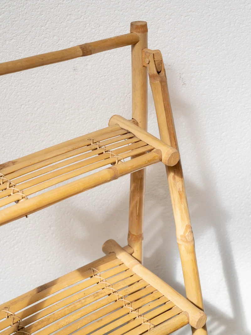 Gaëlle, l'étagère en bambou pliable à trois niveaux N°1496