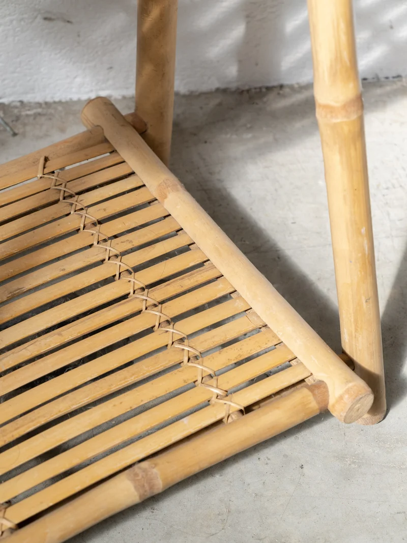 Gaëlle, l'étagère en bambou pliable à trois niveaux N°1496