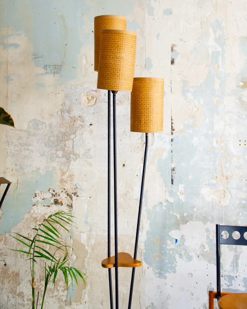 Julien, le lampadaire au triple abajour N°374