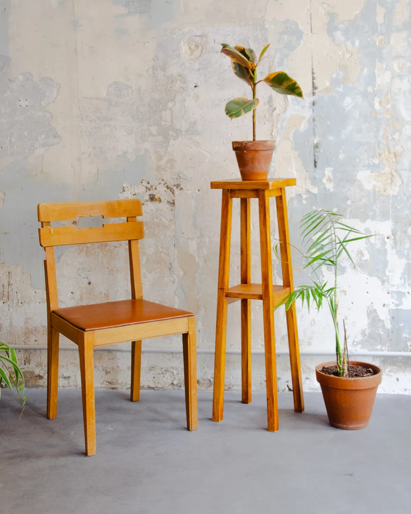 Ariel, le porte-plante en bois clair N°506