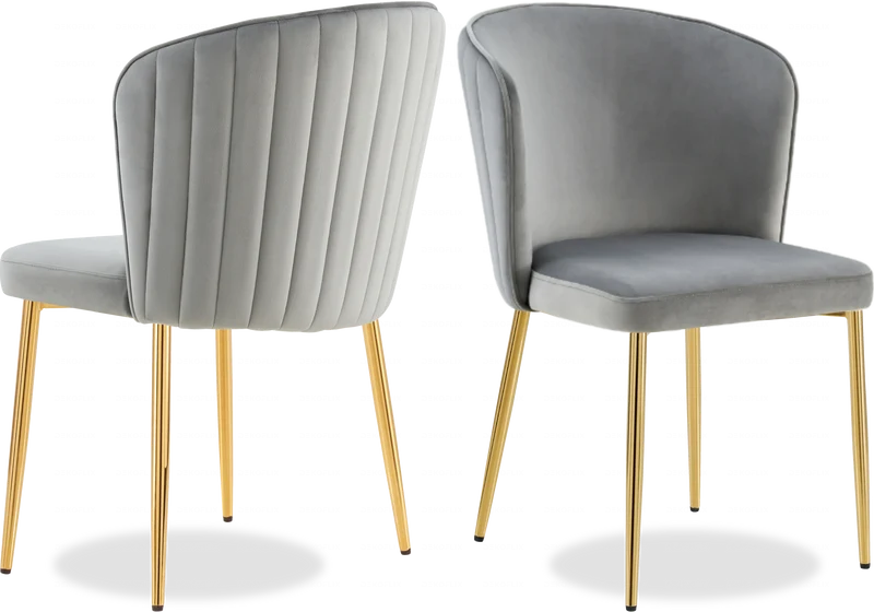 Salle à manger complète marbre noir doré – Erly