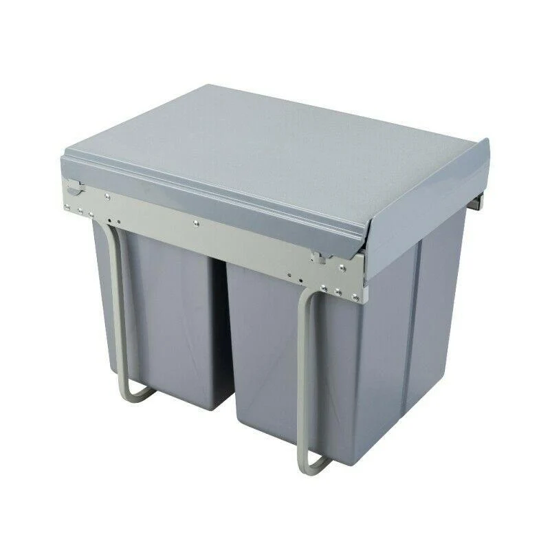 Poubelle de cuisine encastrable - 2x20L - 40cm Meuble