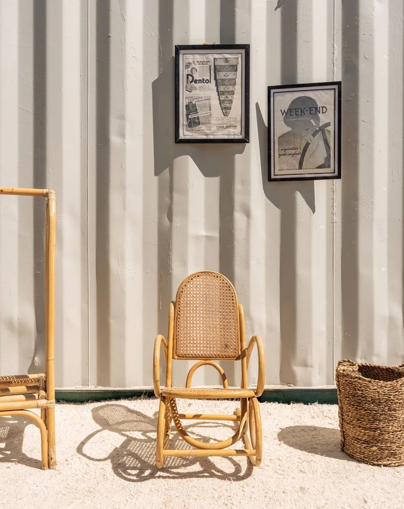 Marcus, le rocking-chair pour enfant en rotin N°337