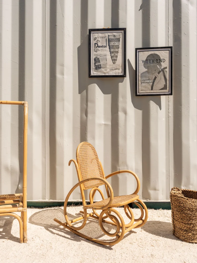 Marcus, le rocking-chair pour enfant en rotin N°337