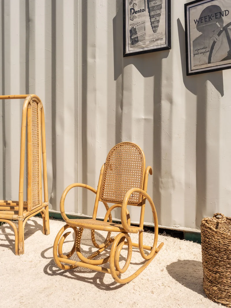Marcus, le rocking-chair pour enfant en rotin N°337