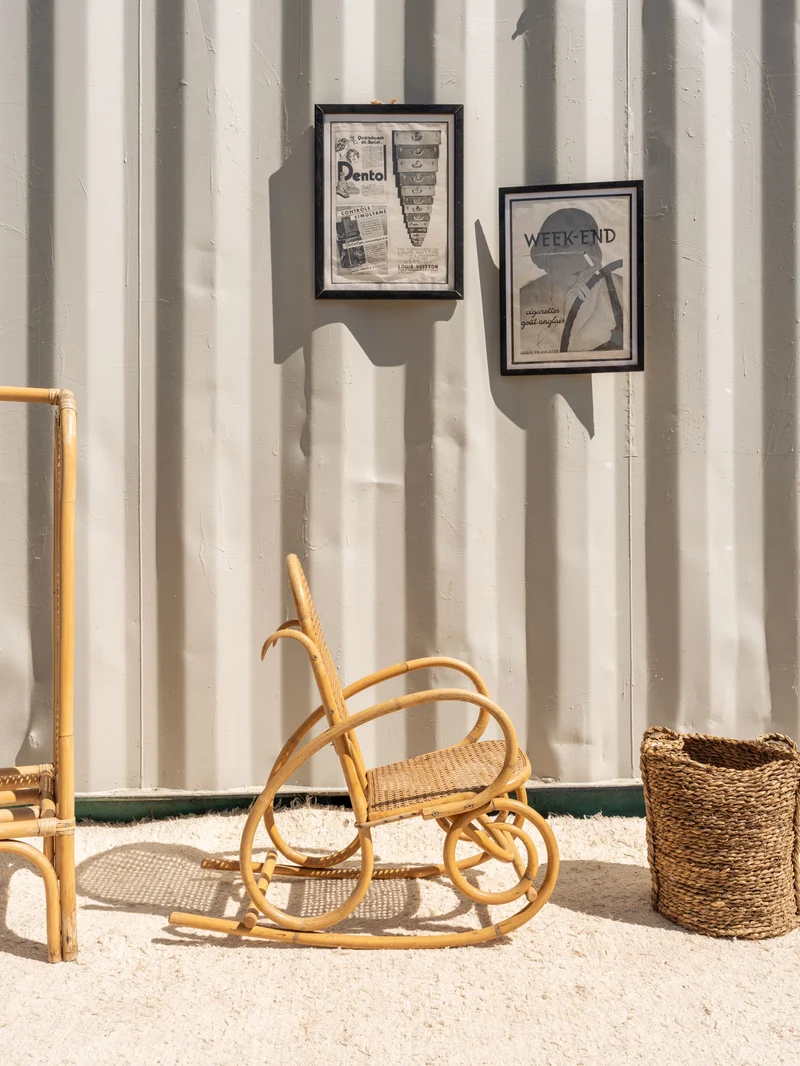 Marcus, le rocking-chair pour enfant en rotin N°337