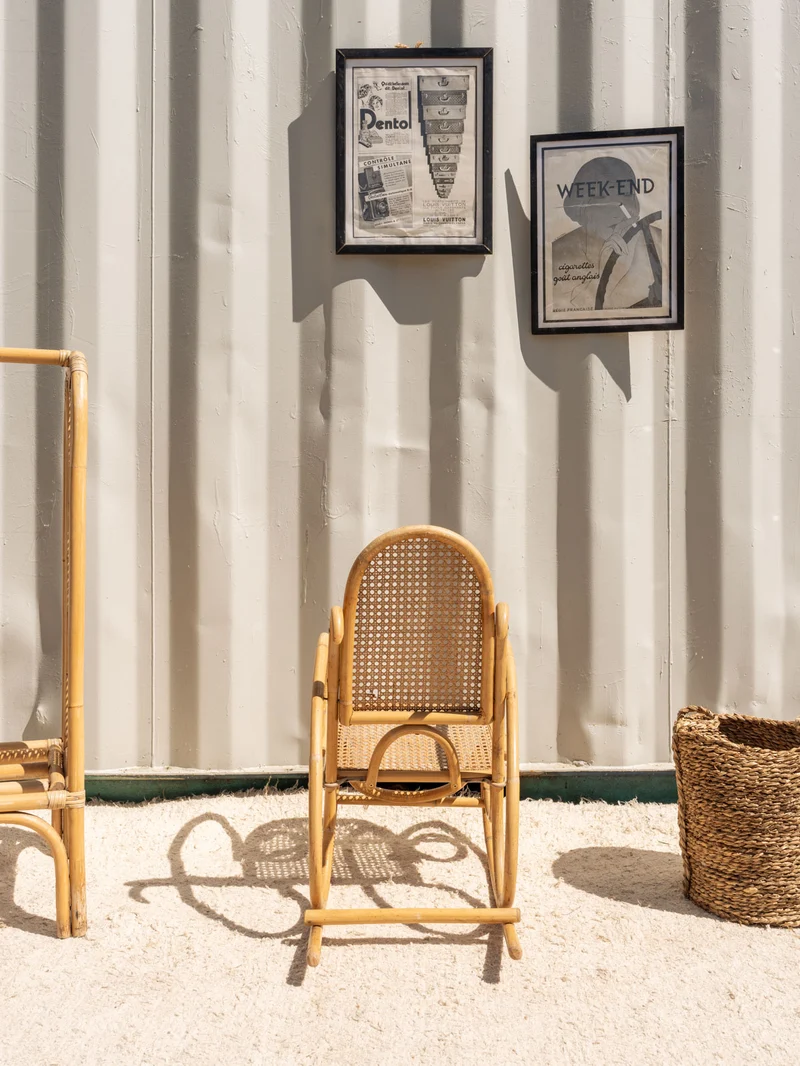 Marcus, le rocking-chair pour enfant en rotin N°337