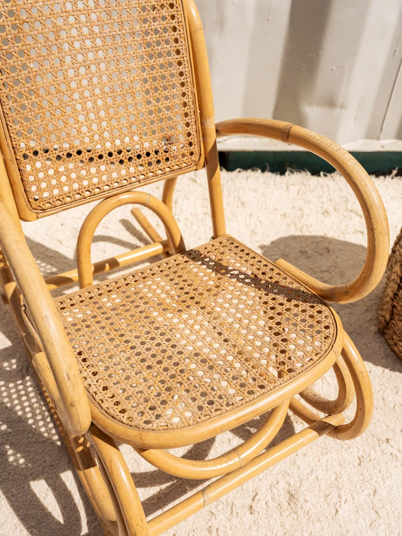 Marcus, le rocking-chair pour enfant en rotin N°337