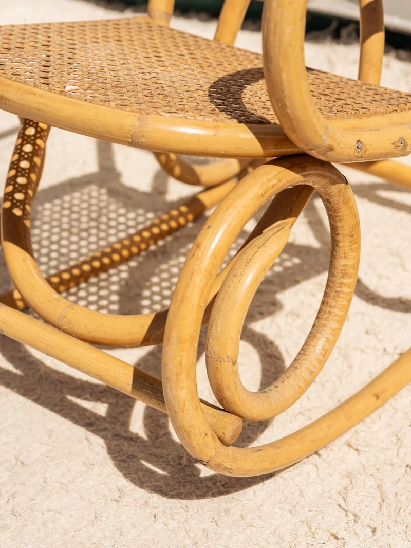 Marcus, le rocking-chair pour enfant en rotin N°337