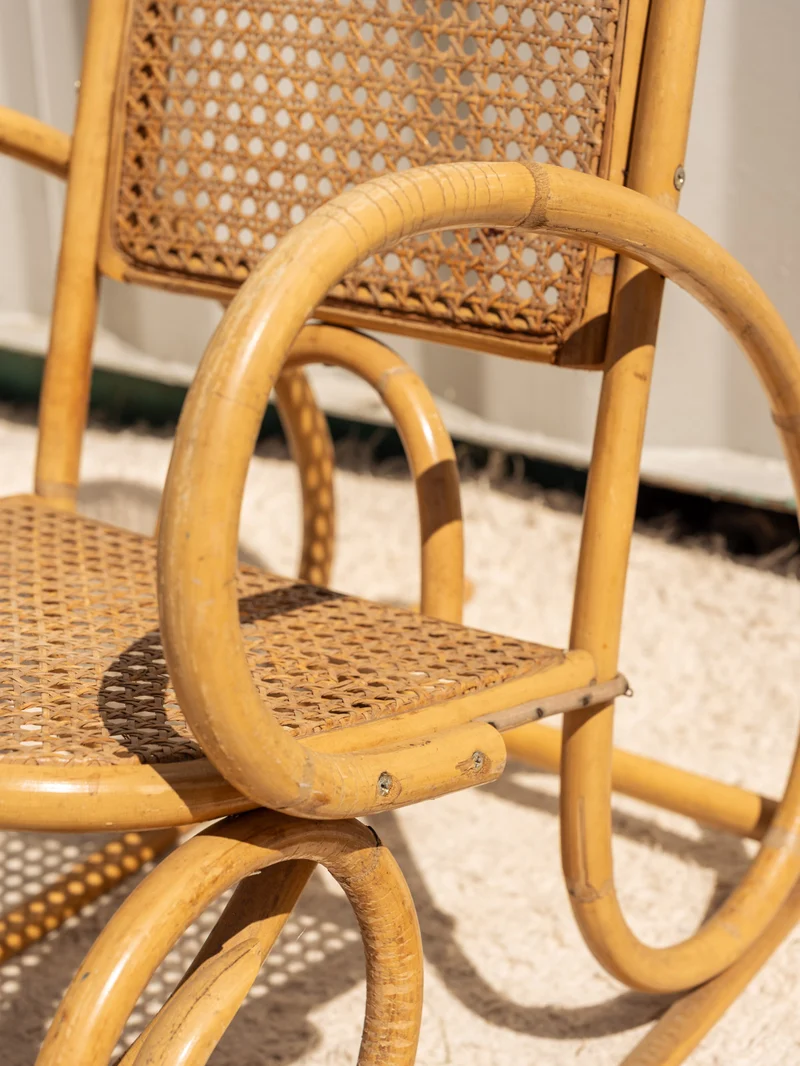 Marcus, le rocking-chair pour enfant en rotin N°337