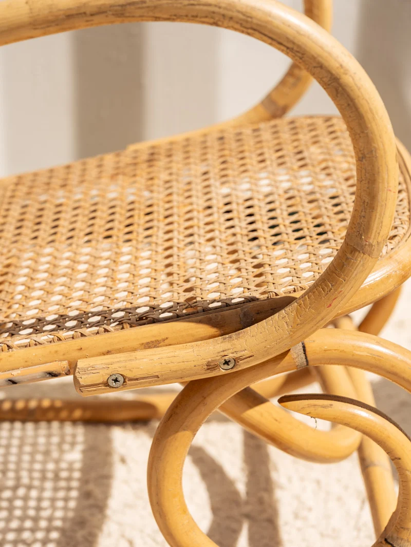Marcus, le rocking-chair pour enfant en rotin N°337