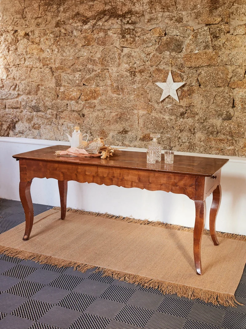 Romy, la table à manger de ferme en bois N°1265