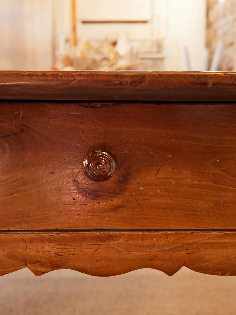 Romy, la table à manger de ferme en bois N°1265