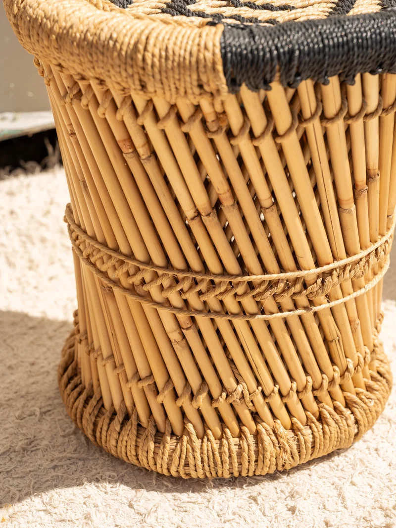 Regis, le tabouret en osier N°1494