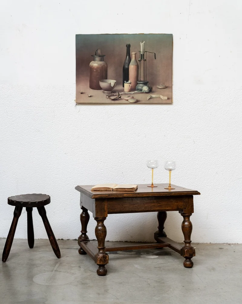 Léonie, la petite table basse d'appoint en bois N°1118