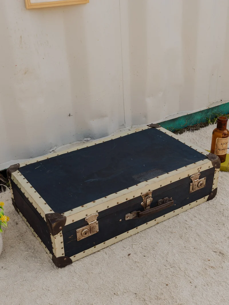 Lucienne, la valise vintage noire N°320