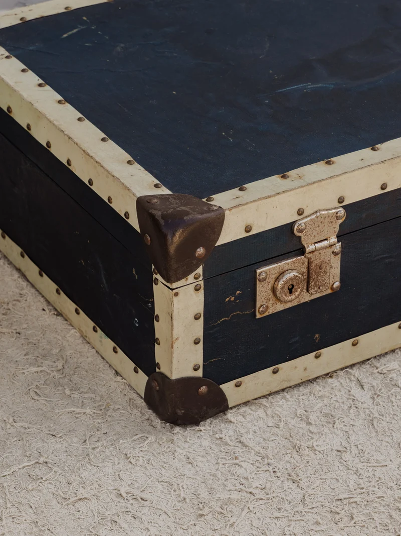 Lucienne, la valise vintage noire N°320