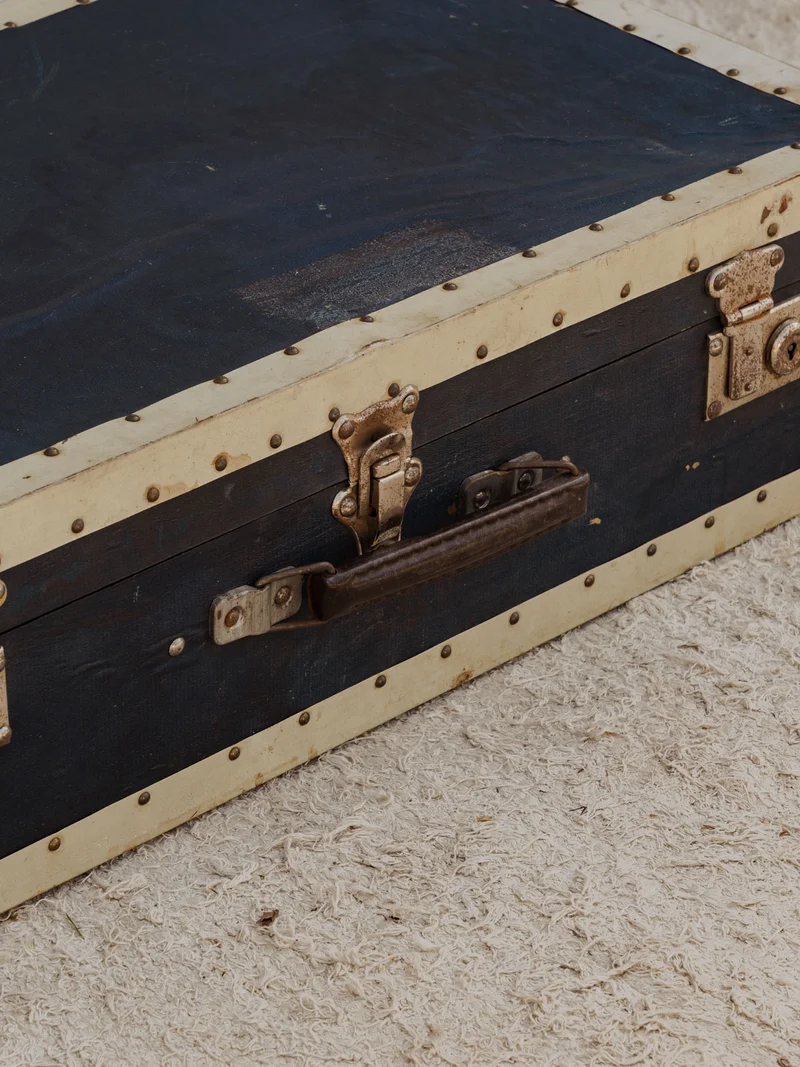 Lucienne, la valise vintage noire N°320