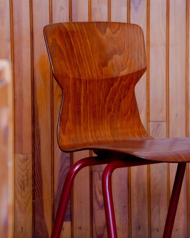 Alma, la paire de chaises de designer en bois clair N°1767