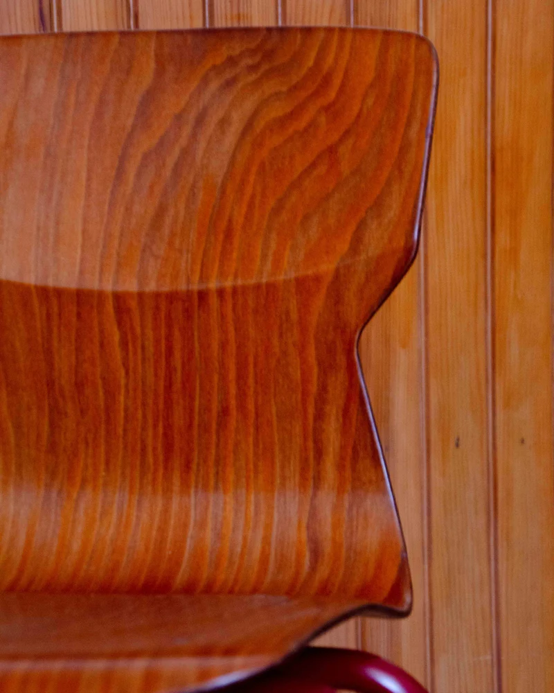Alma, la paire de chaises de designer en bois clair N°1767
